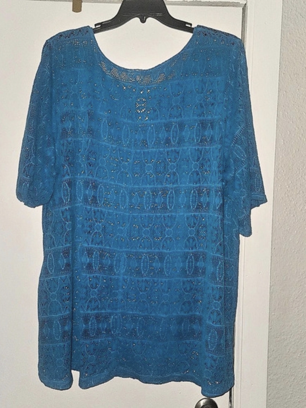 Avenue Turquoise Swimsuit Coverup 18/20 (1X)